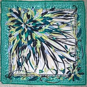 Emilio Pucci 100% Silk Square Scarf